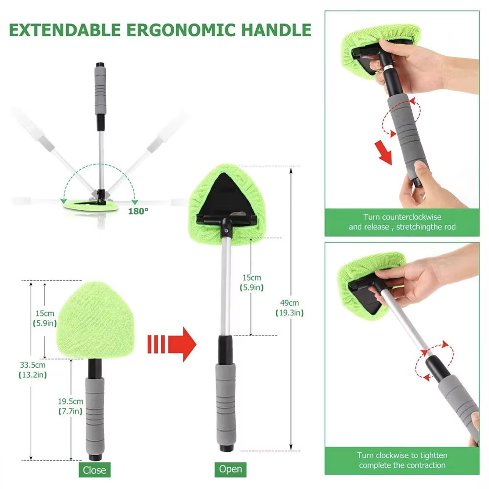 GLASSY ClearVue — Brosse télescopique nettoie pare-brise