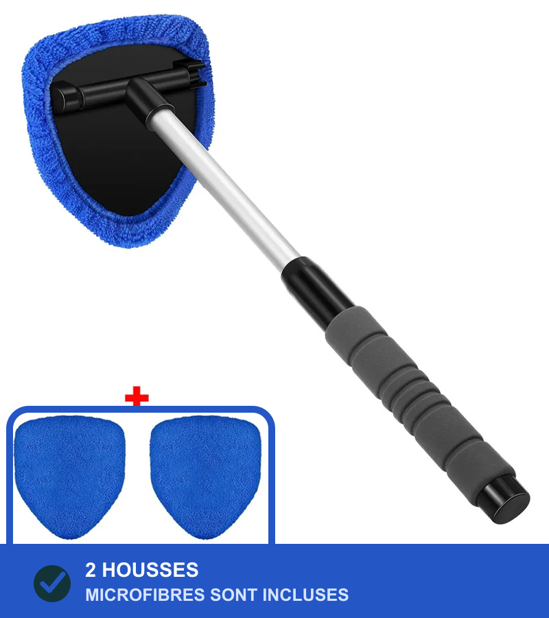 GLASSY ClearVue — Brosse télescopique nettoie pare-brise