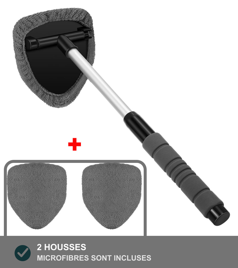 GLASSY ClearVue — Brosse télescopique nettoie pare-brise