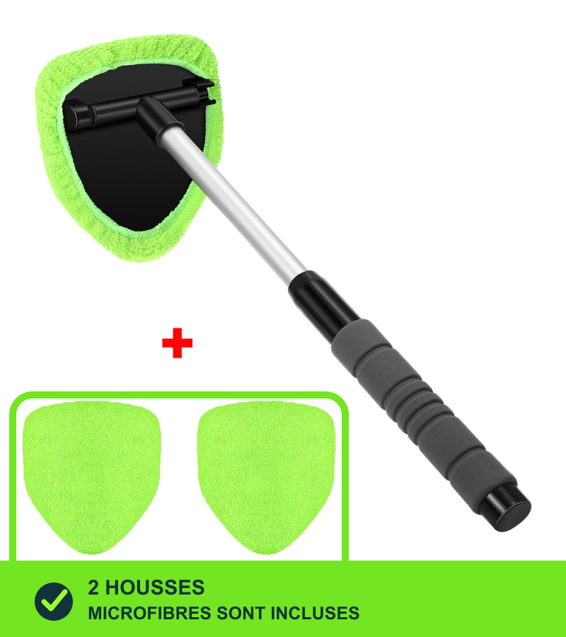 GLASSY ClearVue — Brosse télescopique nettoie pare-brise